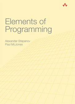 Elements of Programming (eBook, ePUB) - Stepanov, Alexander; McJones, Paul