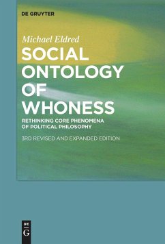 Social Ontology of Whoness - Eldred, Michael