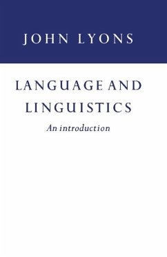 Language and Linguistics (eBook, ePUB) - Lyons, John