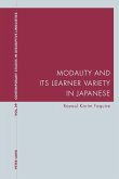 Modality and Its Learner Variety in Japanese (eBook, PDF)