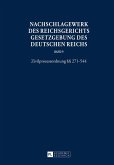 Nachschlagewerk des Reichsgerichts - Gesetzgebung des Deutschen Reichs (eBook, ePUB)