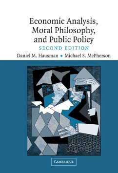 Economic Analysis, Moral Philosophy and Public Policy (eBook, ePUB) - Hausman, Daniel M.