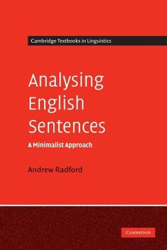 Analysing English Sentences (eBook, ePUB) - Radford, Andrew