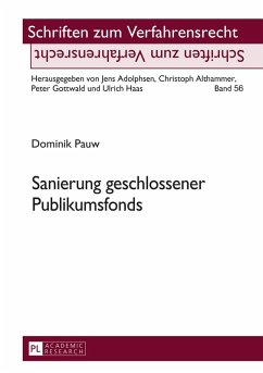 Sanierung geschlossener Publikumsfonds (eBook, ePUB) - Dominik Pauw, Pauw