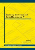 Machinery Electronics and Control Engineering IV (eBook, PDF)