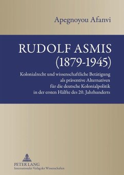 Rudolf Asmis (1879-1945) (eBook, PDF) - Afanvi, Benjamin A.