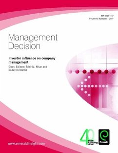 Cover Investor Influence on Company Management (eBook, PDF)