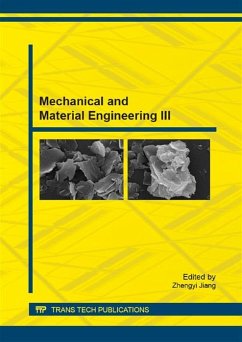 Mechanical and Material Engineering III (eBook, PDF)