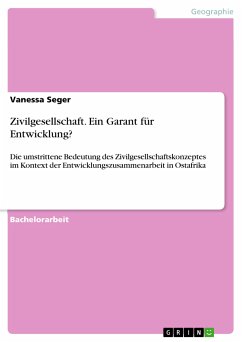 Zivilgesellschaft. Ein Garant für Entwicklung? (eBook, PDF) - Seger, Vanessa