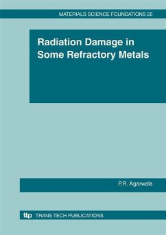 Radiation Damage in Some Refractory Metals (eBook, PDF) - Agarwala, R. P.