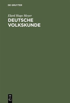 Cover Deutsche Volkskunde (eBook, PDF)