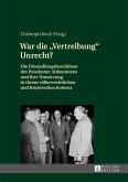 War die Vertreibung Unrecht? (eBook, PDF)