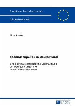 Sparkassenpolitik in Deutschland (eBook, ePUB) - Timo Becker, Becker