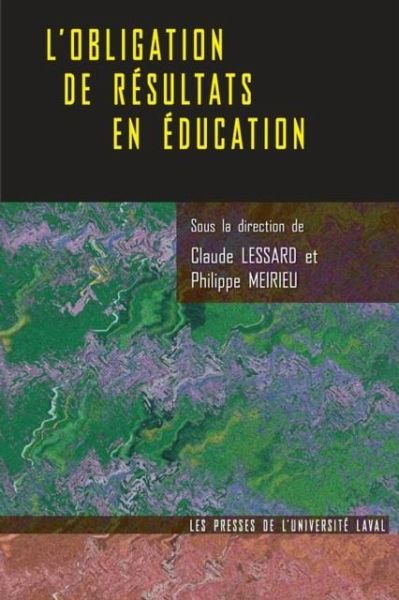 Obligation de resultats en education (eBook, PDF)
