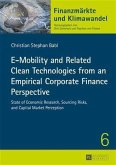E-Mobility and Related Clean Technologies from an Empirical Corporate Finance Perspective (eBook, PDF)