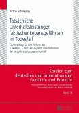 Tatsaechliche Unterhaltsleistungen faktischer Lebensgefaehrten im Todesfall (eBook, PDF)