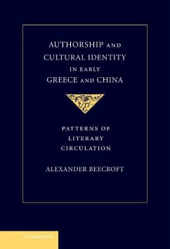 Cover Authorship and Cultural Identity in Early Greece and China (eBook, ePUB)