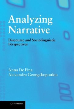Analyzing Narrative (eBook, ePUB) - Fina, Anna De