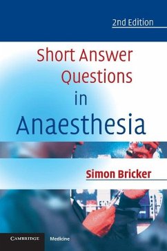 Cover Short Answer Questions in Anaesthesia (eBook, ePUB)
