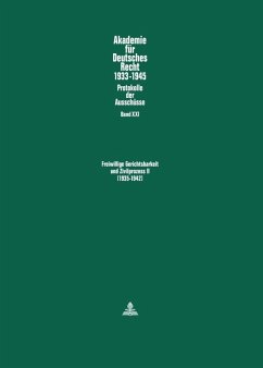 Freiwillige Gerichtsbarkeit und Zivilprozess II- (1935-1942) (eBook, PDF)