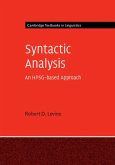 Syntactic Analysis (eBook, PDF)