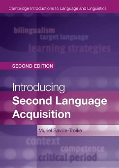 Introducing Second Language Acquisition (eBook, ePUB) - Saville-Troike, Muriel