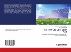 Thin Film CdS-CdTe Solar Cell - Sonawane, Milindkumar Suresh;Baviskar, Vijay Shivaji