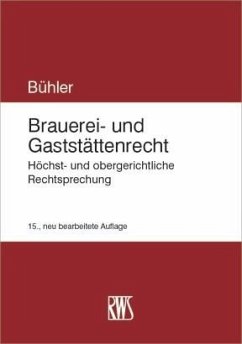 Brauerei- und Gaststättenrecht (eBook, ePUB) - Bühler, Udo