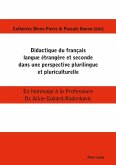 Didactique du francais langue etrangere et seconde dans une perspective plurilingue et pluriculturelle (eBook, PDF)