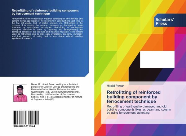 Retrofitting of reinforced building component by ferrocement technique Retrofitting of reinforced building component by ferrocement technique