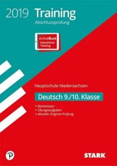 Cover Training Abschlussprüfung 2019 - Hauptschule Niedersachsen - Deutsch 9./10. Klasse inkl. Online-Prüfungstraining