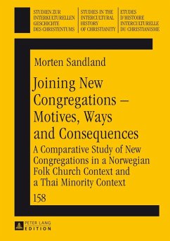 Joining New Congregations - Motives, Ways and Consequences (eBook, ePUB) - Morten Sandland, Sandland