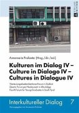 Kulturen im Dialog IV - Culture in Dialogo IV - Cultures in Dialogue IV (eBook, PDF)