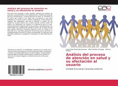 Análisis del proceso de atención en salud y su afectación al usuario - Restrepo Jimenez, Luis Carlos;Zuluaga, Alba Carolina;Muñoz, Helmer