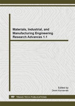Cover Materials, Industrial, and Manufacturing Engineering Research Advances 1.1 (eBook, PDF)