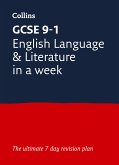 Letts GCSE 9-1 Revision Success - GCSE 9-1 English in a Week