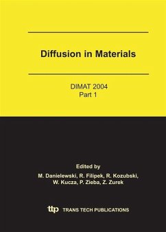 Cover Diffusion in Materials - DIMAT2004 (eBook, PDF)