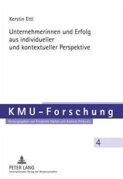 Unternehmerinnen und Erfolg aus individueller und kontextueller Perspektive (eBook, PDF) - Ettl, Kerstin