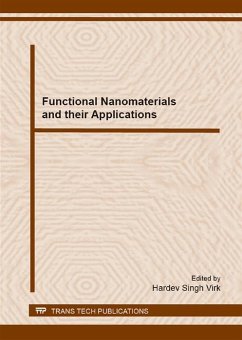 Cover Functional Nanomaterials and their Applications (eBook, PDF)
