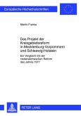 Das Projekt der Kreisgebietsreform in Mecklenburg-Vorpommern und Schleswig-Holstein (eBook, PDF)