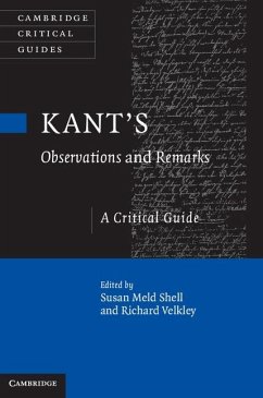 Cover Kant's Observations and Remarks (eBook, ePUB)