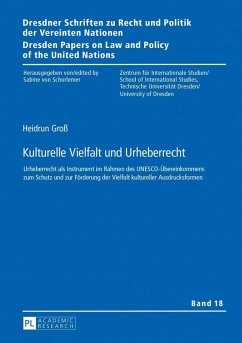 Kulturelle Vielfalt und Urheberrecht (eBook, PDF) - Gro, Heidrun