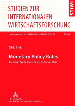 Monetary Policy Rules (eBook, PDF) - Bleich, Dirk