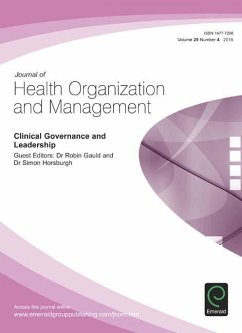 Cover Clinical Governance and Leadership (eBook, PDF)