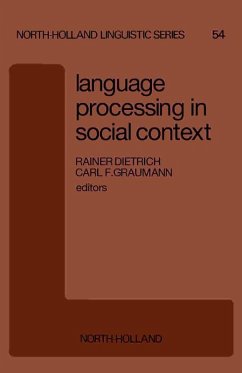 Language Processing in Social Context (eBook, PDF)