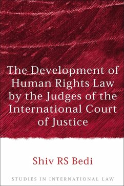 Cover The Development of Human Rights Law by the Judges of the International Court of Justice (eBook, PDF)