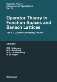 Operator Theory in Function Spaces and Banach Lattices (eBook, PDF)
