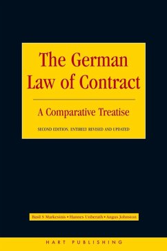 The German Law of Contract (eBook, PDF) - Markesinis, Basil S; Unberath, Hannes; Johnston, Angus C