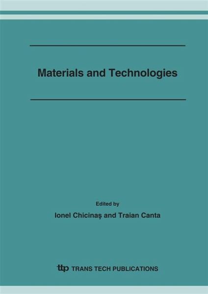 Materials and Technologies (eBook, PDF)