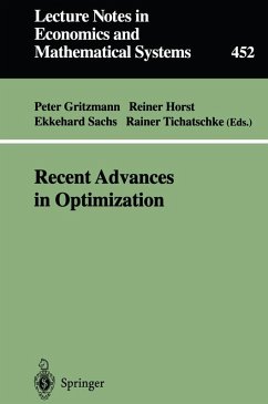Cover Recent Advances in Optimization (eBook, PDF)